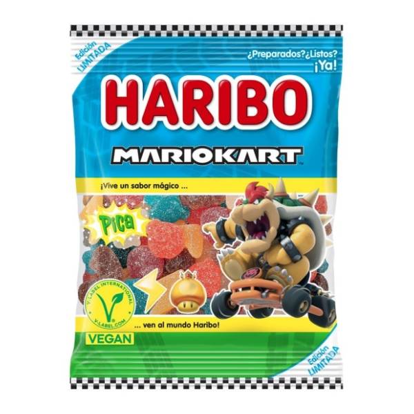 Gumene bombone HARIBO mariokart sour vegan 80g