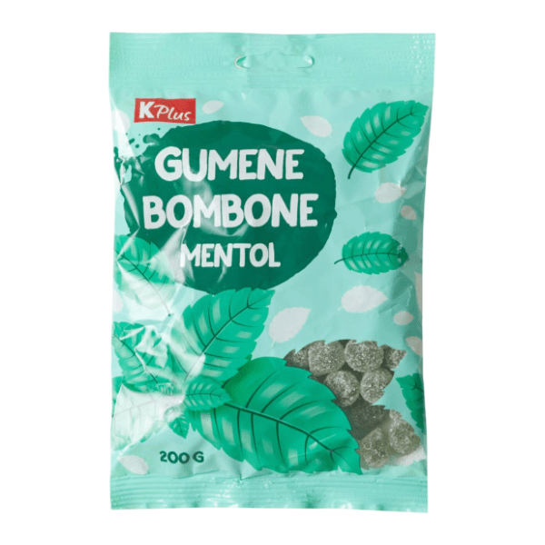 Bombone K PLUS mentol 200g