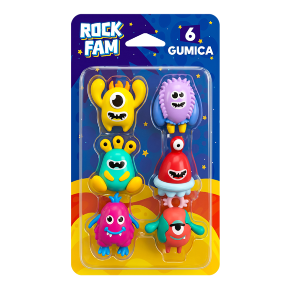 Gumica ROCKFAM 6kom