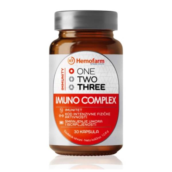 HEMOFARM One Two Three imuno complex kapsule 30kom