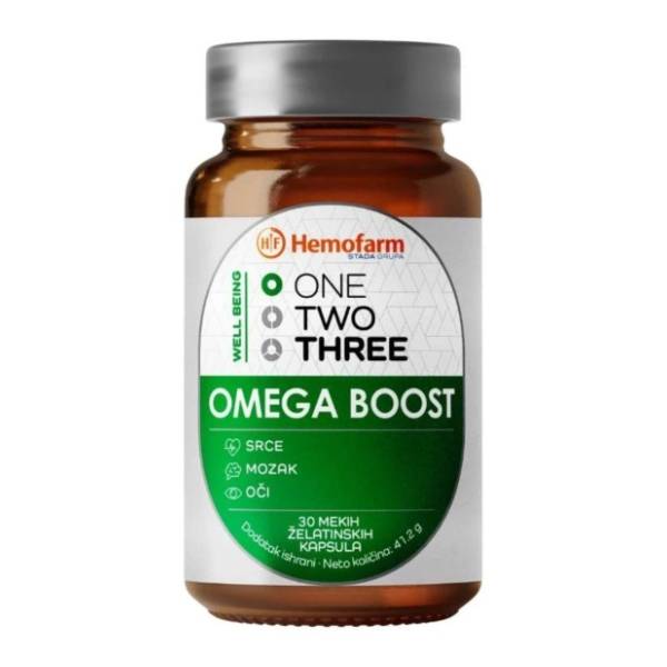 HEMOFARM One Two Three omega boost kapsule 30kom