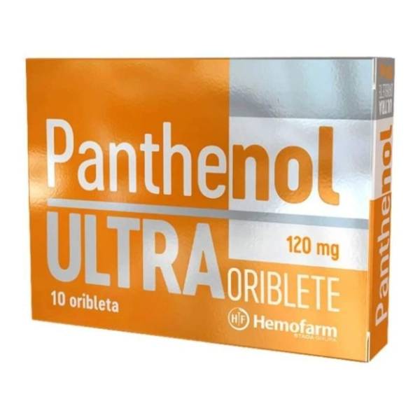 HEMOFARM Panthenol ultra oriblete 120mg 10kom
