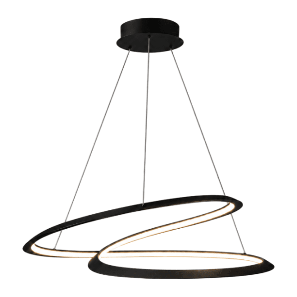 HOME LIGHT LED visilica 60W Vesta 464 crna