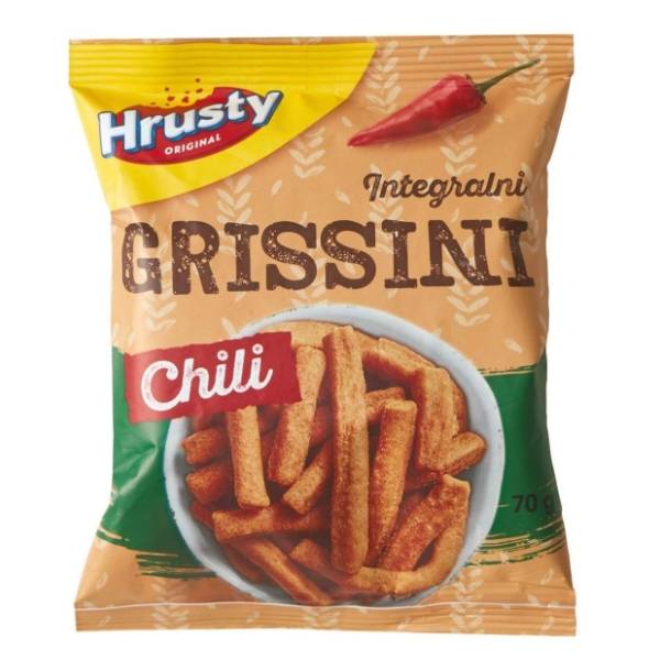 HRUSTY integralne grisine čili 70g