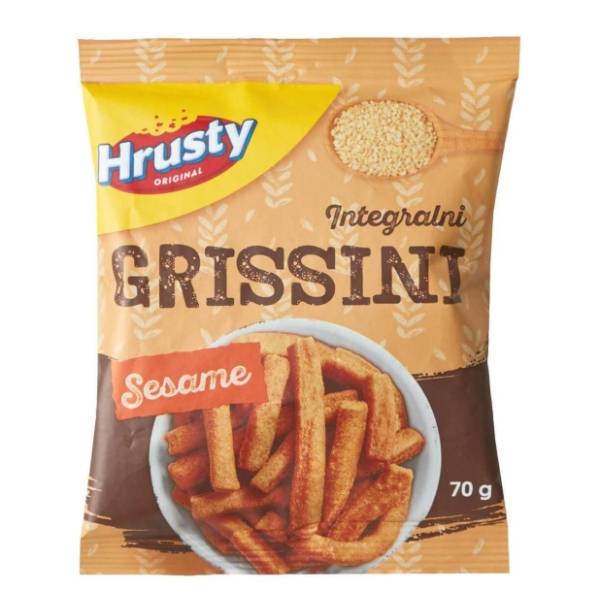 HRUSTY integralne grisine susam 70g