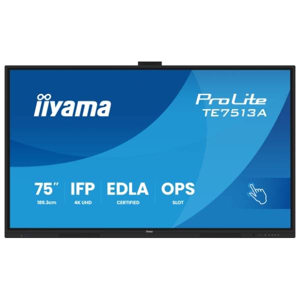 IIYAMA displej 75'' IPS 4K ProLite Interactive TE7513A-B2AG