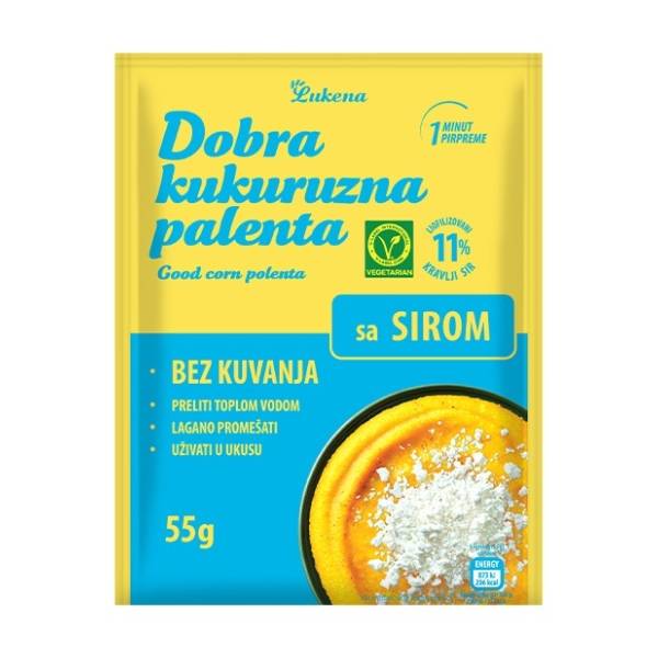 Instant palenta sa sirom DOBRA 55g