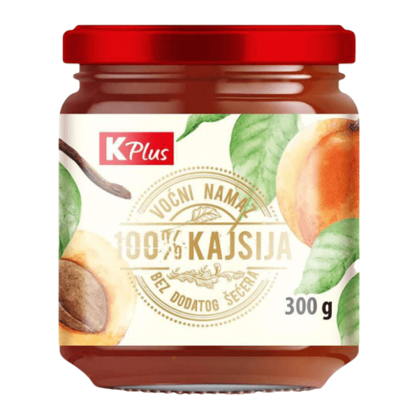 K PLUS 100% voćni namaz od kajsije 300g