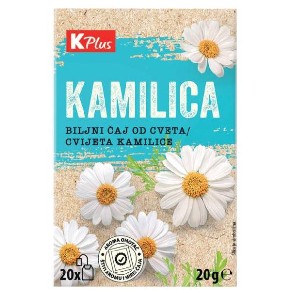K PLUS čaj kamilica 20g