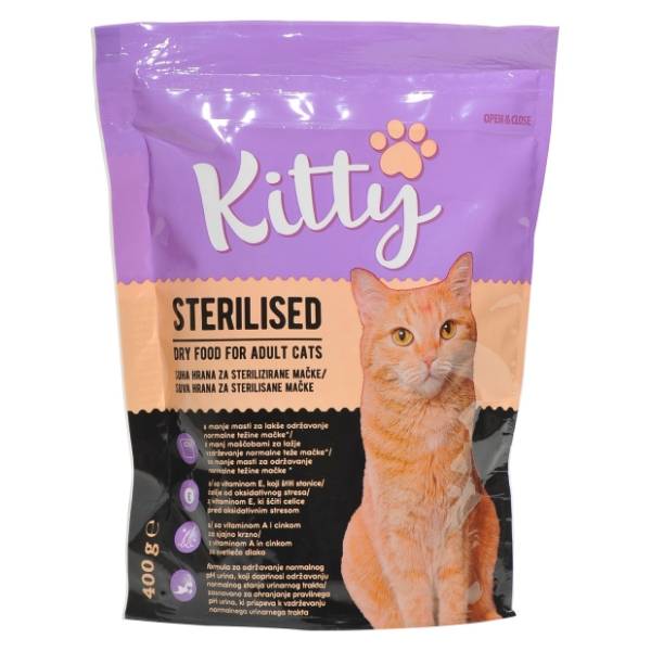KITTY hrana za sterilisane mačke 400g