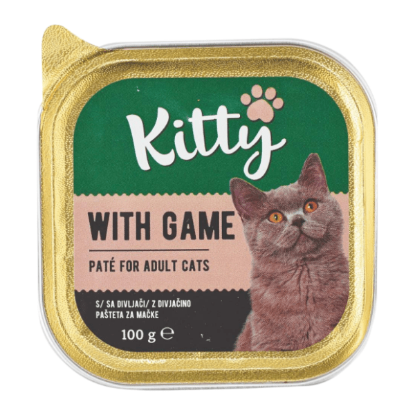 KITTY pašteta za mačke divljač 100g