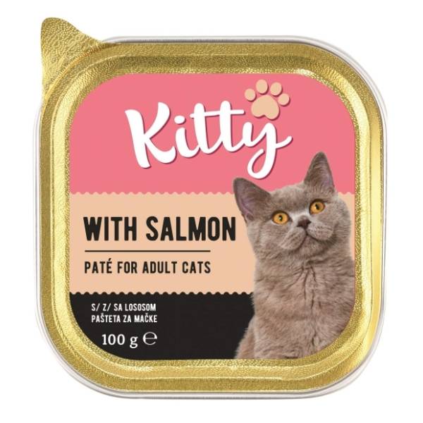 KITTY pašteta za mačke losos 100g