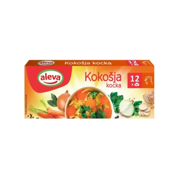 Kocka za supu ALEVA kokošija 120g