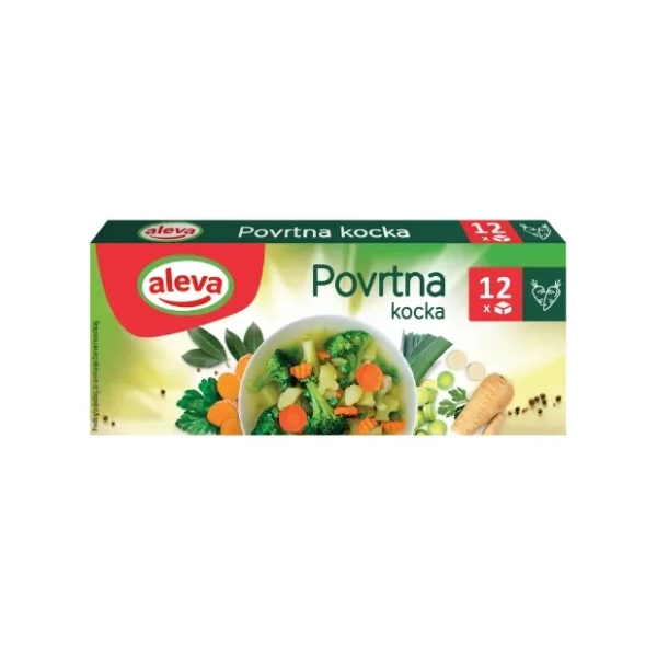 Kocka za supu ALEVA povrtna 120g