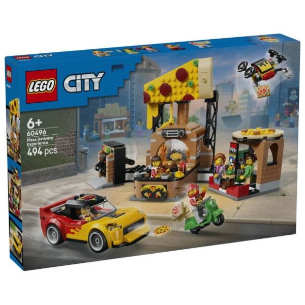 LEGO City dostava pice sa vozilima 60496