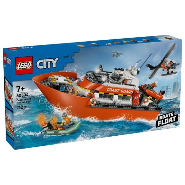 LEGO City spasilački brod i helikopter obalske straže 60504