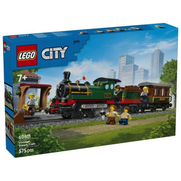 LEGO City starinski parni voz 60511