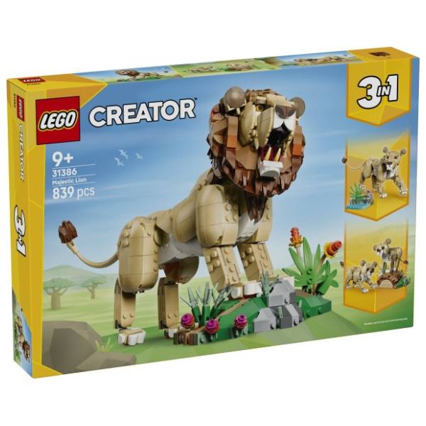 LEGO Creator 3in1 divlje životinje Veličanstveni lav 31386
