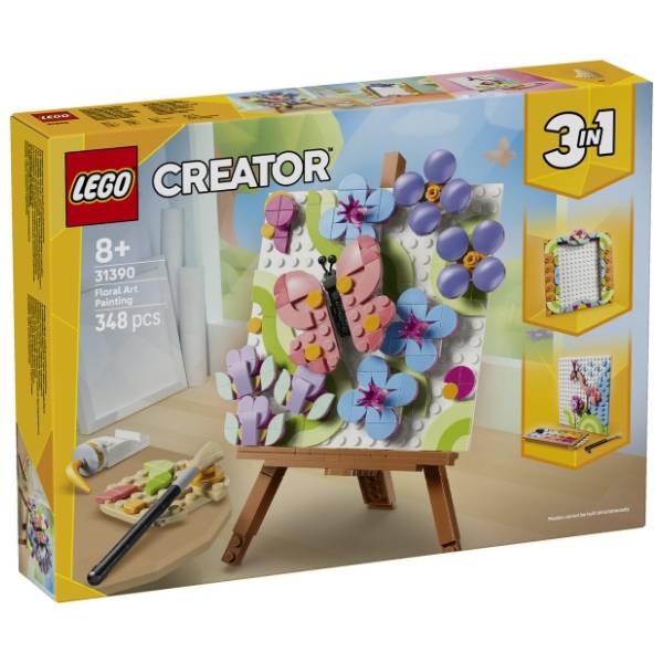 LEGO Creator cvetna umetnost slika kao dekor 31390