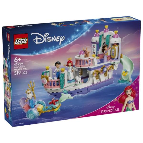 LEGO Disney Arielin kraljevski svadbeni brod 43299