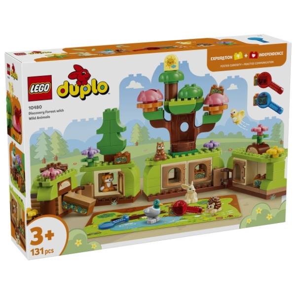 LEGO DUPLO šuma za istraživanje sa divljim životinjama 10480