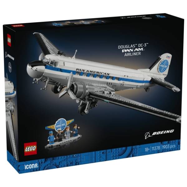 LEGO Icons Douglas DC-3 PAN AM putnički avion 11378