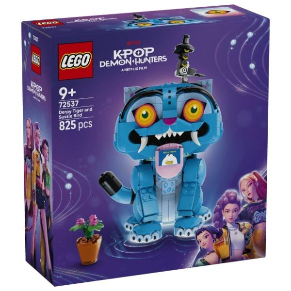 LEGO KPop Demon Hunters tigar Derpi i ptica Sasi 72537