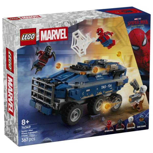 LEGO Marvel Spajdermen potera za zatvorskim transportom 76349
