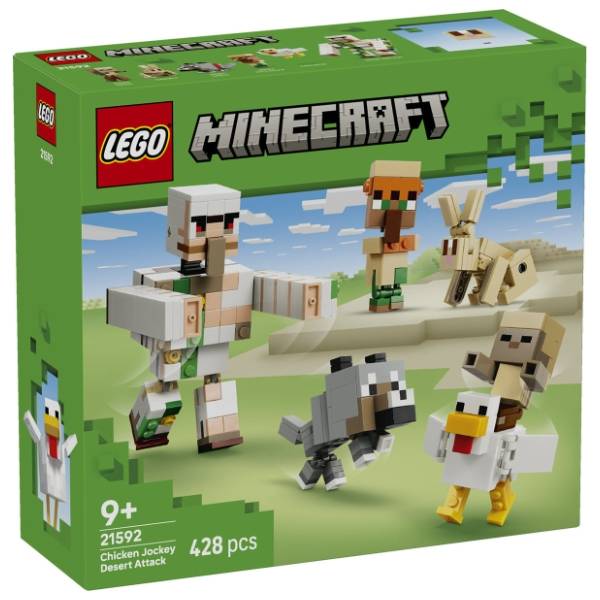 LEGO Minecraft napad pilećih jahača u pustinji 21592
