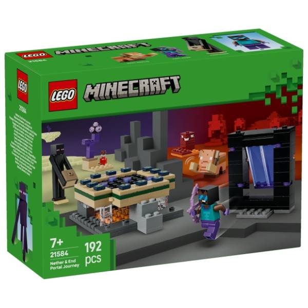 LEGO Minecraft putovanje kroz Neder i End portala 21584