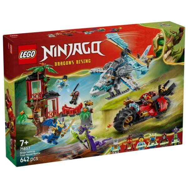 LEGO NINJAGO bitka nindža vozila kod kućice na drvetu 71857