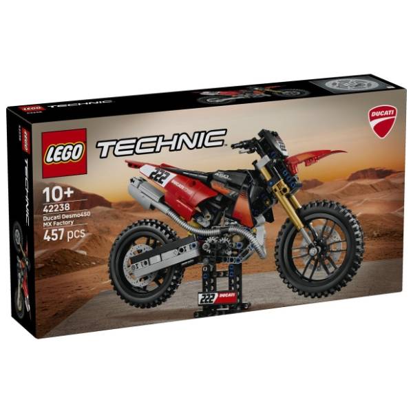 LEGO Technic Ducati Desmo450 MX Factory motocikl 42238