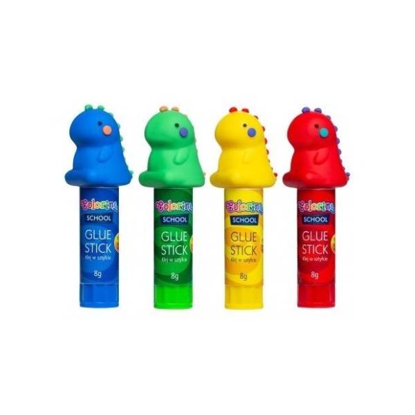 Lepak u stiku COLORINO Dinosaurusi 8g 1kom