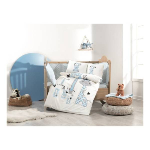 L'ESSENTIEL MAISON posteljina za bebe Buddy plava 100 x 150 cm