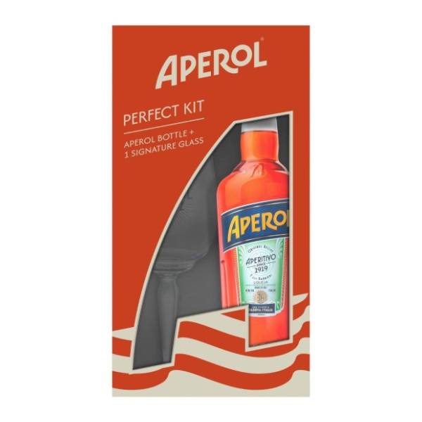 Liker APEROL 0.7l + signature čaša