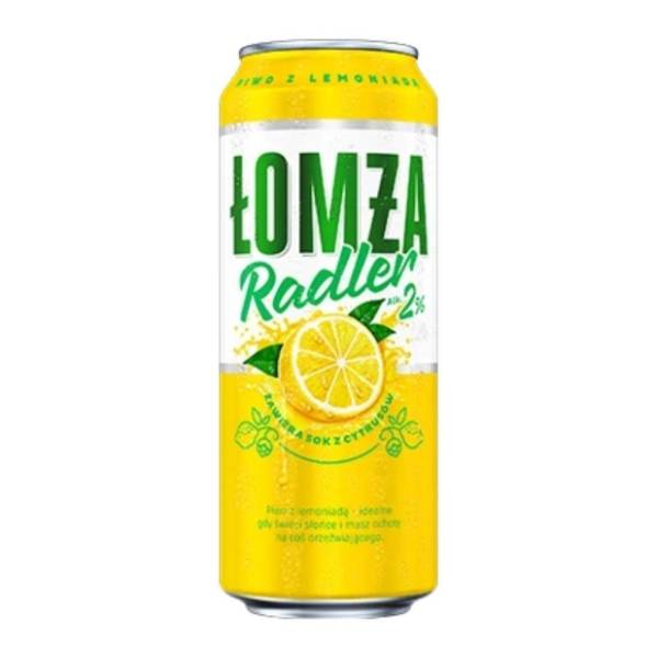 LOMŽA Radler lemon 2% limenka 0,5l