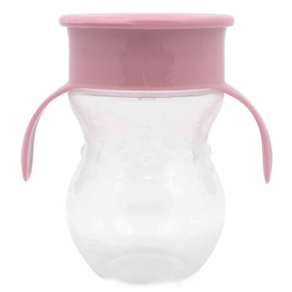 LORELLI BERTONI No spill šolja 360 stepeni roze 270ml