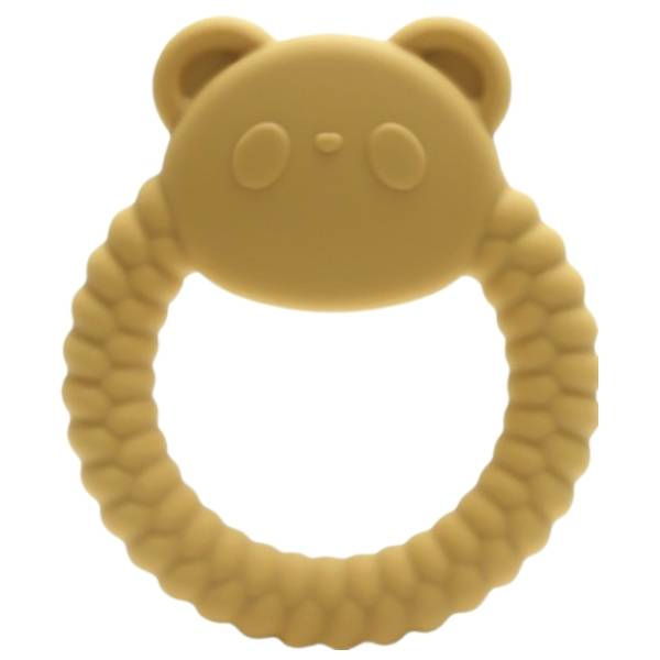 LORELLI BERTONI silikonska glodalica Panda žuta