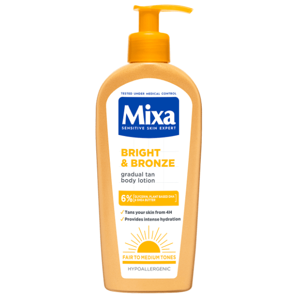 Losion MIXA Bright & bronze za samopotamnjivanje 250ml