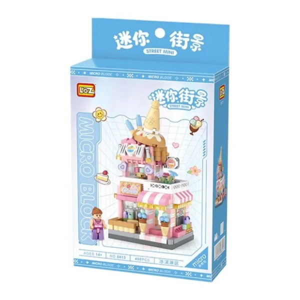LOZ micro block kocke Panda Ice Cream Shop