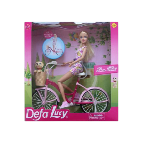 Lutka na biciklu DEFA LUCY
