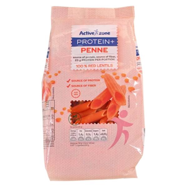 Makaroni ACTIVE ZONE Penne od crvenog sočiva 250g