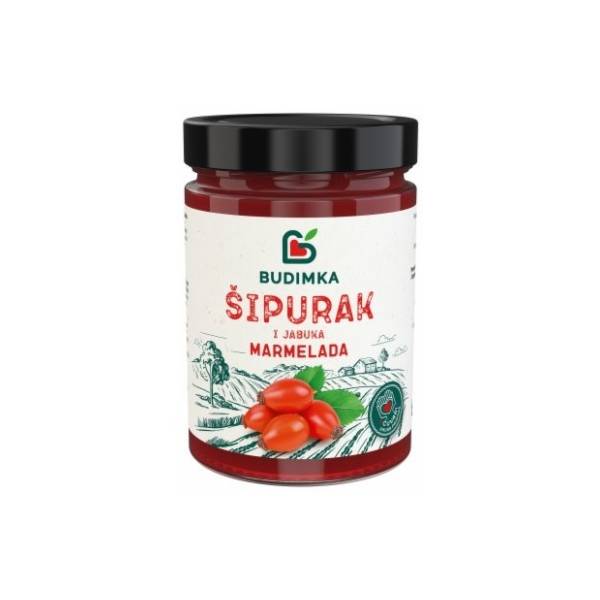 Marmelada BUDIMKA šipurak i jabuka 680g