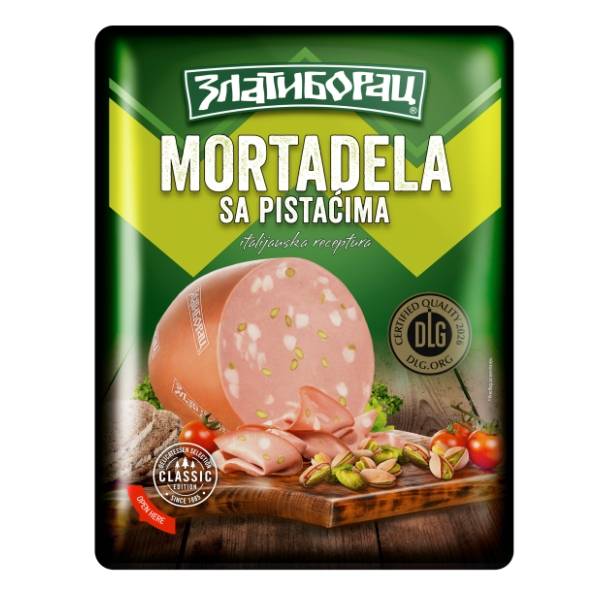 Mortadela ZLATIBORAC pistaći 125g