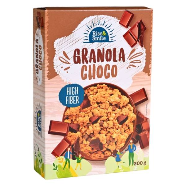 Musli RISE&SMILE Granola choco 300g
