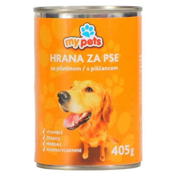 MY PETS hrana za pse piletina 405g