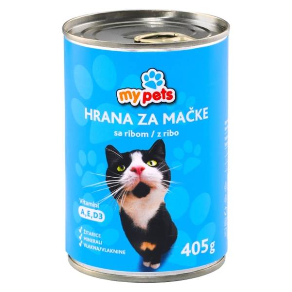 MY PETS hrana za mačke riba 405g