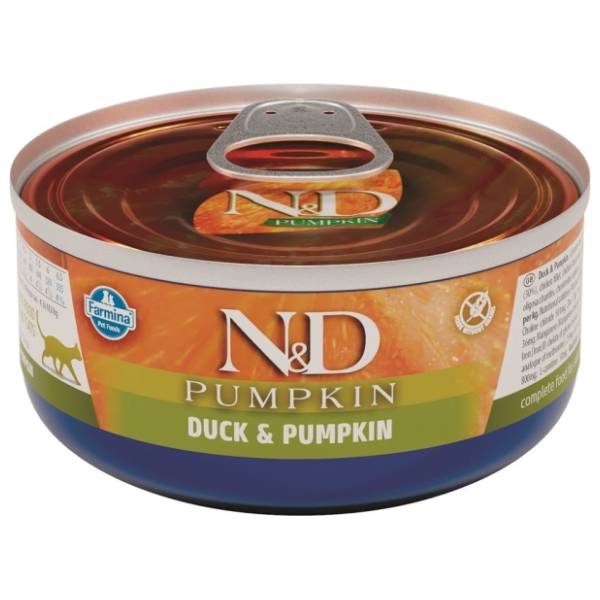 N&D Pumpkin hrana za mačke bundeva i pačetina 70g