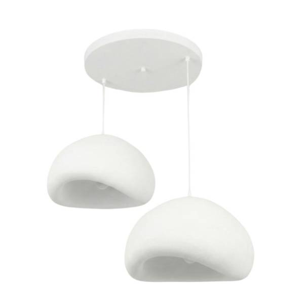 OPVIQ visilica 2x40W E27 Loval 50 50 T Luna