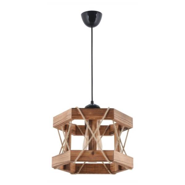 OPVIQ visilica 40W E27 Hexagonal Antiquation